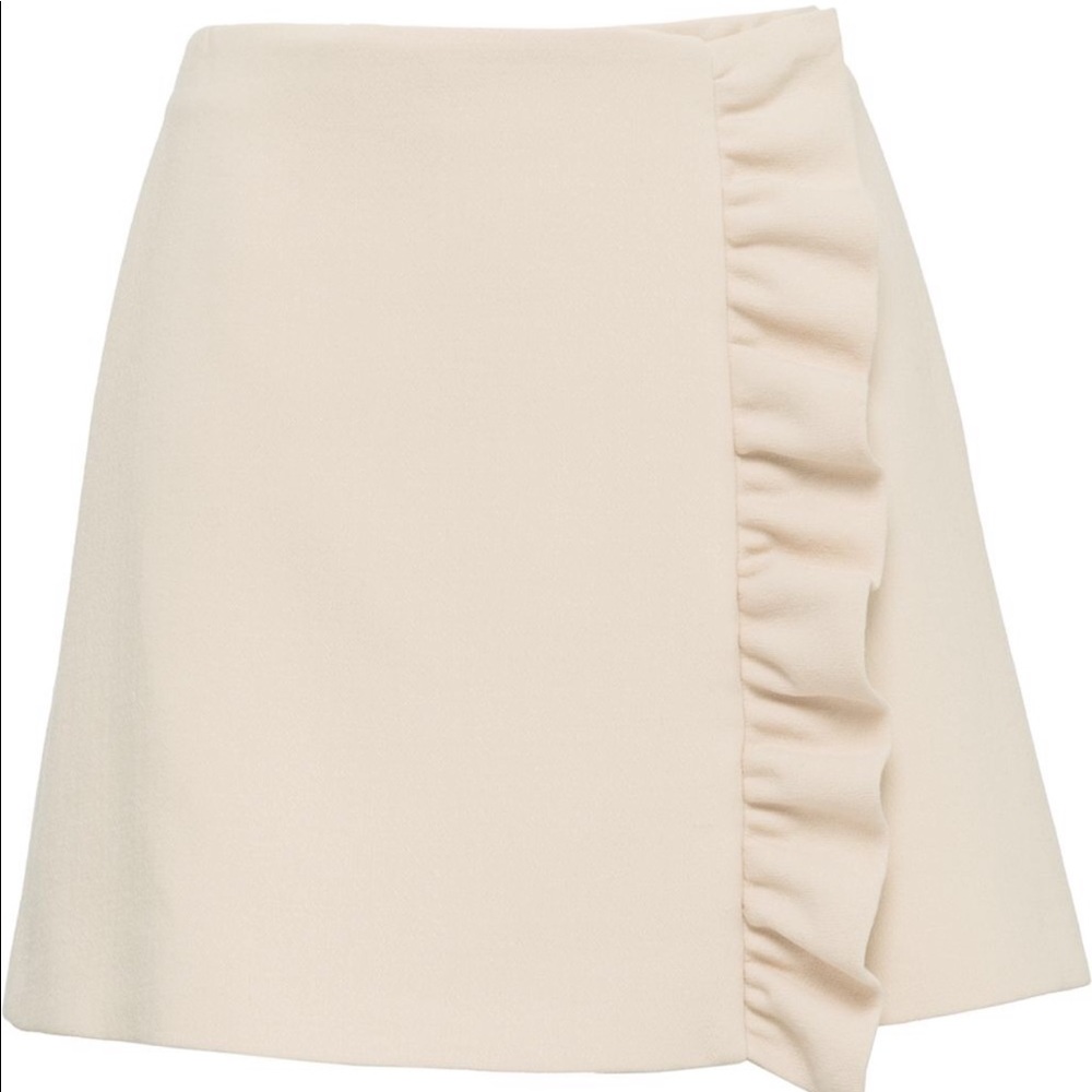 IN SEARCH OF: Miu Miu White Ruffle mini skirt